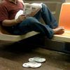 "No Feet On Seats" Rule Is In Effect On Trains &#8212; Even At 2:30 AM